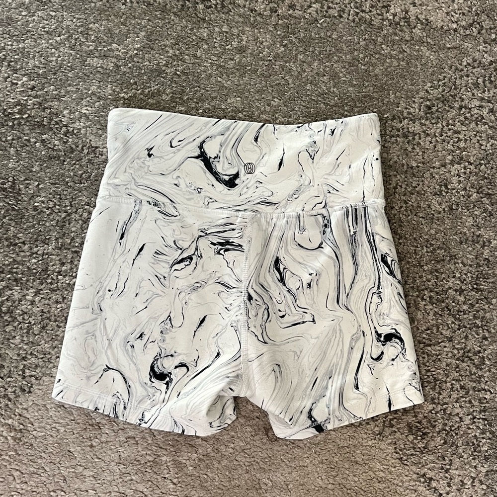 White & Black shorts